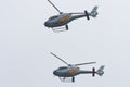 Aspa Patrol. 5 x Eurocopter EC120B ColibrÃÂ­. Festa al cel (Sky Party Air show)