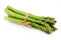 Asparagus bunch on white Royalty Free Stock Photo