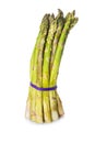 Asparagus bundle on a white background
