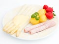 Asparagus dish Royalty Free Stock Photo