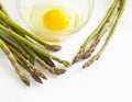 Asparagus and egg Royalty Free Stock Photo