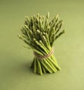 Asparagus green art vegan monotones Royalty Free Stock Photo