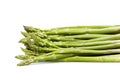 Asparagus green on white background Royalty Free Stock Photo