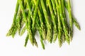 Asparagus isolated. Raw asparagus. Fresh Asparagus.Green Asparagus.