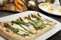 Asparagus Parmesan Puff Pastry Royalty Free Stock Photo