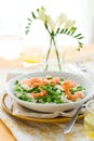 Asparagus shrimp risotto Royalty Free Stock Photo