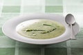 Asparagus soup Royalty Free Stock Photo