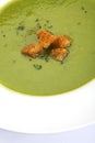 Asparagus Soup With Croutons