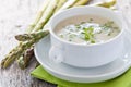 Asparagus soup Royalty Free Stock Photo