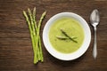 Asparagus soup Royalty Free Stock Photo