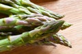 Extreme closeup of asparagus tips Royalty Free Stock Photo