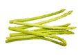 Asparagus on white background.