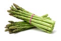 Asparagus on white background