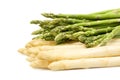 Asparagus white and green Royalty Free Stock Photo