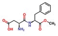 Aspartame structure