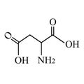 Aspartic acid is an amino acid. Chemical molecular formula Aspartic acid is an amino acid. Vector illustration on