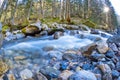 Aspe Valley, Pyrenees National Park, Parc National des Pyrenees Royalty Free Stock Photo