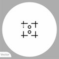 Aspect ratio vector icon sign symbol