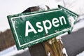 ASPEN road sign
