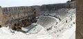 Ancient Roman theater with set from the opera Aida