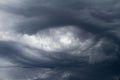 Asperatus clouds forming dramatic sky.