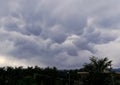 Asperatus mammatus ondulatus clouds formation