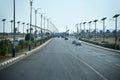 Asphalt motorway with cars in egypt