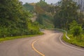 Asphalt road in countryside