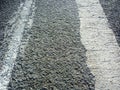 Asphalt road detail Royalty Free Stock Photo