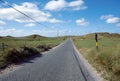 Asphalt road in Ireland countryside Royalty Free Stock Photo