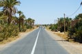 Asphalt road in Morocco