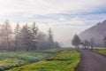 asphalt road in mountains Royalty Free Stock Photo