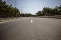 Asphalt road, detail of new traffic road.