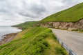 Asphalt road at wild atlantic way in ireland Royalty Free Stock Photo