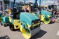 Asphalt roller Ammann in the exhibition Construction Equipment and Technologies 2013 in Moscow