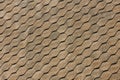 Asphalt roof shingles - roofing construction, roofing repair. for background or texture Royalty Free Stock Photo