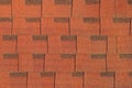 Asphalt shingle for roof Royalty Free Stock Photo