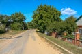 Asphalt street in Novaya Vodolaga