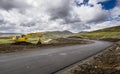 Asphalt tar road in Lesotho
