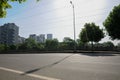 Asphalted road with stone balustraded in city of sunny spring mo