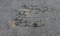 Asphaltic concrete road Royalty Free Stock Photo