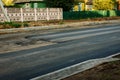 Asphalting and repair of city streets