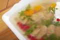 Aspic from meat Royalty Free Stock Photo