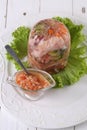 Aspic. traditional Russian dish