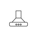 aspirator kitchen outline icon. Element of equipment icon for mobile concept and web apps. Thin line aspirator kitchen outline