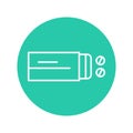 Aspirin color line icon. First aid. Royalty Free Stock Photo