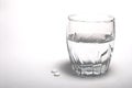 Aspirin and Water Royalty Free Stock Photo