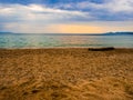 Asprovalta beach Royalty Free Stock Photo