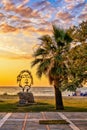 Beautiful sculpture of Alexander the Great in Asprovalta, Greece Royalty Free Stock Photo