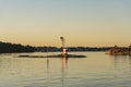 AspÃÂ¶skÃÂ¤r lighthouse sunset Stockholm archipelago